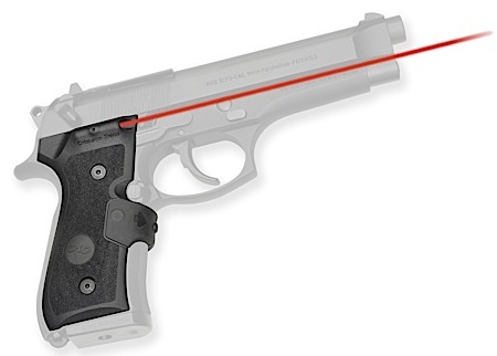 CRIMSON TRACE LASER LASERGRIP RED BERETTA 92/96/M9 FULL SIZ! - for sale