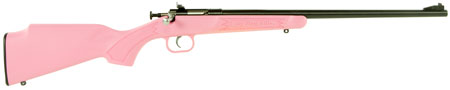 CRICKETT RIFLE G2 22LR BLUED/PINK SYNTHETIC - for sale