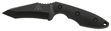 KA-BAR TDI HINDERER HELL FIRE KNIFE 3.5625" W/SHEATH BLACK - for sale