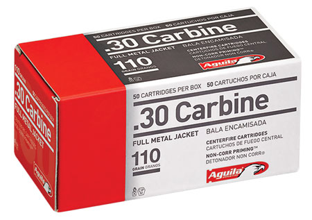 AGUILA 30 CARBINE 110GR FMJ 50RD 20BX/CS - for sale