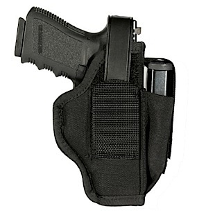 BLACKHAWK AMBIDEXTROUS HOLSTER #02 MED/LARGE REVOLVER 4" BLK! - for sale