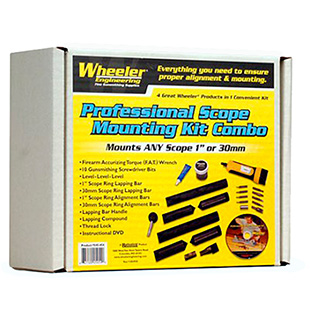 WHEELER COMPLETE SCOPE MOUNTING KIT 1" AND 30MM - for sale
