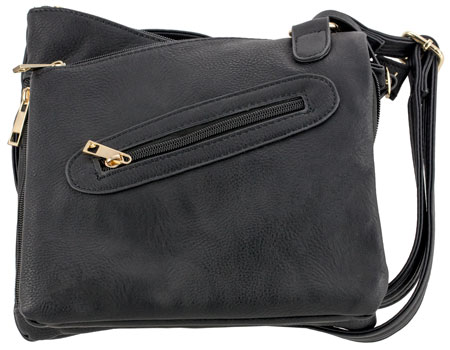 BULLDOG CONCEALED CARRY PURSE CROSS BODY STYLE BLACK - for sale