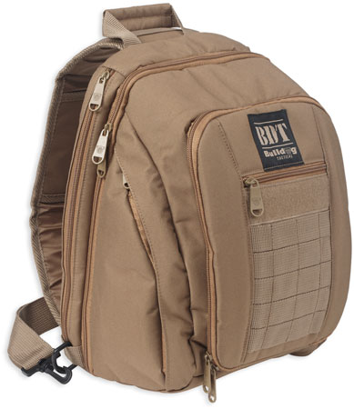 BULLDOG BDT SMALL SLING PACK W/MOLLE WEBBING TAN - for sale