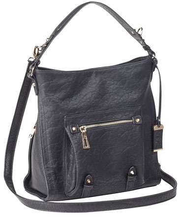 BULLDOG CONCEALED CARRY PURSE HOBO ANNA BLACK - for sale