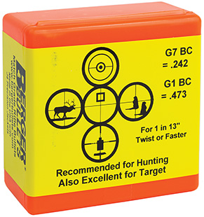 BERGER .308 168G HUNT VLD 100CT - for sale
