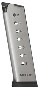 MAGAZINE SPRGFLD 45ACP 8RD ST W/PAD - for sale