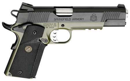 SPRINGFIELD 1911 MC OPERATOR 45ACP 5" 7RD ODG/BLACK CA COMP - for sale