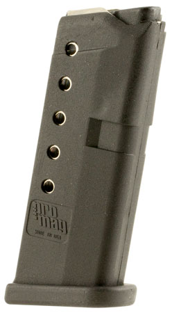 PRO MAG MAGAZINE FOR GLOCK 42 380ACP 6RD BLACK POLYMER - for sale