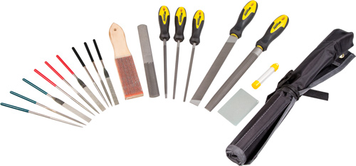 WHEELER FILE SET PROFESSIONAL GUNSMITHING W/STORAGE POUCH - for sale