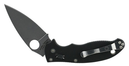SPYDERCO MANIX 2 BLACK G10 PLAINEDGE - for sale
