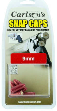 CARLSONS SNAP CAP 9MM ALUMINUM 5 PACK - for sale