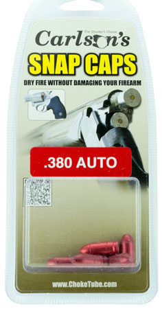 CARLSONS SNAP CAP .380ACP ALUMINUM 5PK - for sale