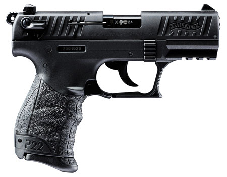 WALTHER P22 CA 22LR 3.42" AS 10-SHOT BLACK POLYMER - for sale