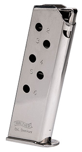 WALTHER MAGAZINE PPK/S 380ACP 7RD NICKEL - for sale