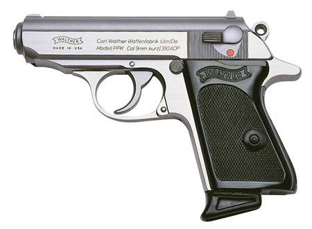 WALTHER PPK 380ACP SS FS 6+1 RD BLACK SYNTHETIC GRIPS - for sale