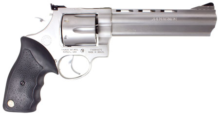 TAURUS 44 44MAG 6.5"VR 6-SH0T AS STAINLESS RUBBER - for sale