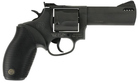 TAURUS TRACKER 44MAG 4" AS PORTED 5-SHOT BLUED RUBBER - for sale