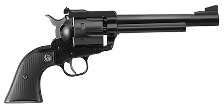 RUGER BLACKHAWK 357MAG 6.5" AS BLUED BLACK CHECKERED SYN - for sale