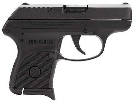 RUGER LCP 380ACP 6-SHOT FS BLUED BLACK SYNTHETIC - for sale