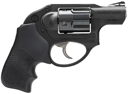 RUGER LCR 357MAG 1.875" FS MATTE BLACK HOGUE TAMER GRIPS - for sale
