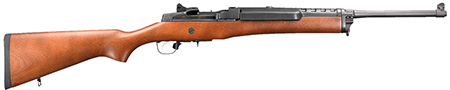 RUGER MINI-14 RANCH  5.56MM BLUED HARDWOOD W/5RND MAGAZINE - for sale