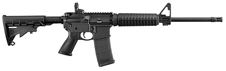 RUGER AR556 223 30-SHOT BLACK SIX POSITION STOCK - for sale