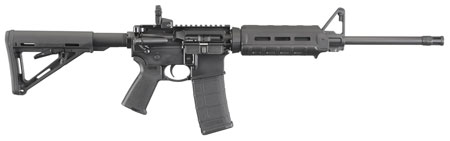 RUGER AR556 223 30-SHOT MAGPL MOE BLK SIX POSITION STOCK - for sale