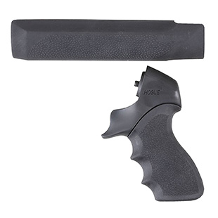 HOGUE PISTOL GRIP W/FOREND MOSSBERG 500 12GA. BLACK - for sale