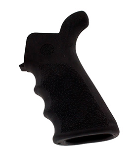 HOGUE AR-15 BEAVERTAIL GRIP W/FINGER GROOVES BLACK - for sale