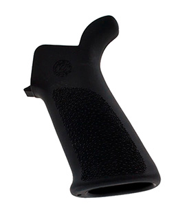 HOGUE AR-15 BEAVERTAIL GRIP NO FINGER GROOVES BLACK - for sale