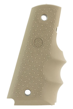 HOGUE GRIPS COLT GOVT MODEL W/FINGER GROOVES FDE - for sale