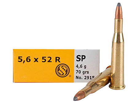 S&B 22 SAVAGE HI-POWER 5.6X52R 70GR JSP 20RD 25BX/CS - for sale