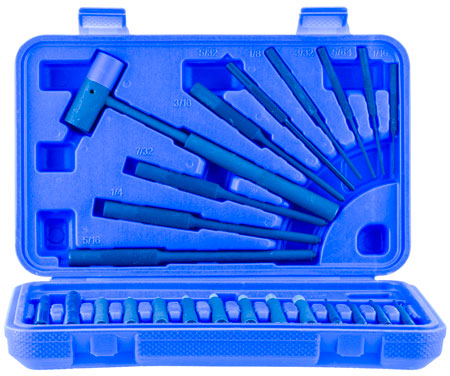 GUNMASTER PUNCH/HAMMER SET 24 PC BRASS & STEEL PUNCH - for sale
