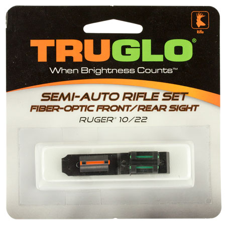 truglo inc (gsm) - Ruger 10/22 Fiber Optic Sight Set -  for sale