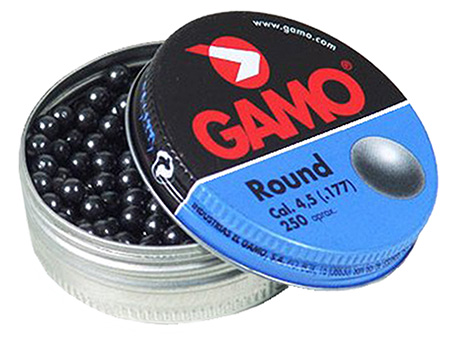 GAMO 177 LEAD ROUNDBALL BB'S 8.2 GRAINS 250PK TIN - for sale