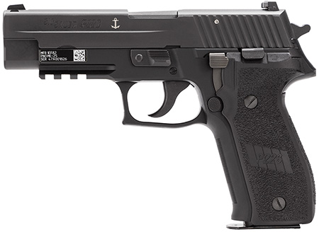 SIG P226 MK25 9MM 4.4" SIGLITE (3)15RD US NAVY ANCHOR BLACK - for sale