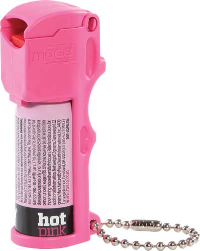 MACE PEPPER SPRAY POCKET MODEL NEON PINK W/KEYCHAIN 12G - for sale