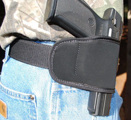 GROVTEC MULTI-FIT HOLSTER RH MRD/LG AUTOS BLACK BELT SLIDE - for sale