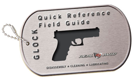 REAL AVID GLOCK FIELD GUIDE FOR GLOCK MAINTENANCE CARDS - for sale