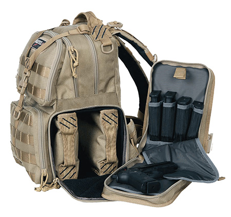 GPS TACTICAL RANGE BACKPACK W/WAIST STRAP TAN NYLON - for sale