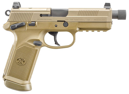 FN FNX-45 TACTICAL DA/SA MS 45ACP 2-15RD FDE NIGHT SIGHTS - for sale