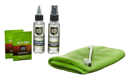 BREAKTHROUGH BASIC KIT 2OZ SOLVT & OIL MICRO TWL NYLON BR - for sale