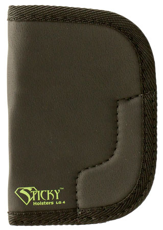 STICKY HOLSTERS LARGE REVOLVER UP TO 3" BARREL RH/LH BLACK - for sale