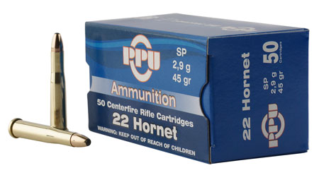 PPU 22 HORNET 45GR SP 50/1000 - for sale