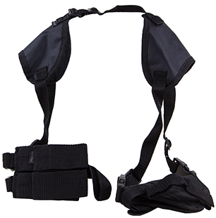 BULLDOG DELUXE HZTL-SHOULDER HOLSTER RH/LH MOST 1911'S BLK - for sale