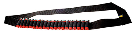 BULLDOG SHOTGUN AMMO BANDOLIER HOLDS 20 SHELLS 2" WEBBING BLK - for sale