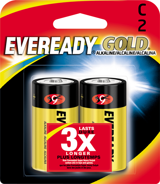 EVEREADY ALK BATTERY C 2PK - for sale