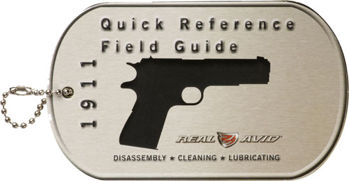 REAL AVID 1911 FIELD GUIDE 1911 MAINTENANCE CARDS - for sale