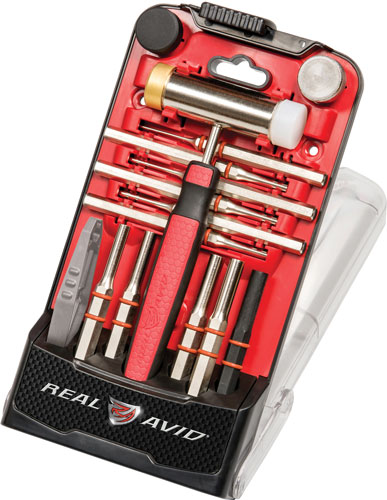 REAL AVID ACCU-PUNCH HAMMER AND PUNCHES 10 PIN PUNCHES - for sale
